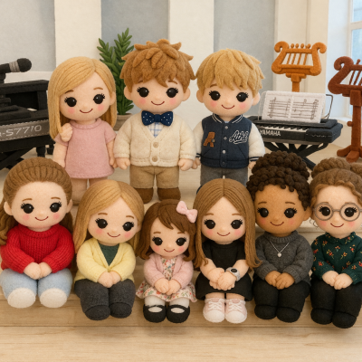 Velikonoční nadílka v klávesovém oddělení